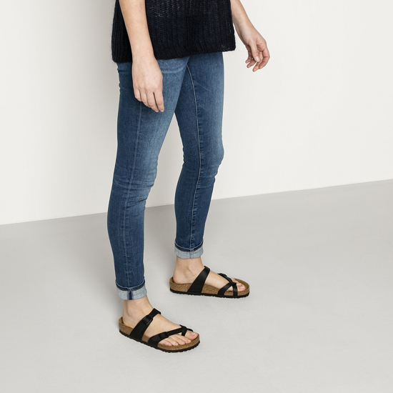 Picture of BIRKENSTOCK natikači 71791 MAYARI - regular - black