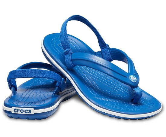 CROCS crocband strap flip 205777 blue jean