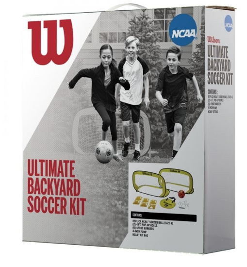 WILSON komplet gol + žoga WTE3007KOT ULTIMATE BACKYARD SOCCER KIT