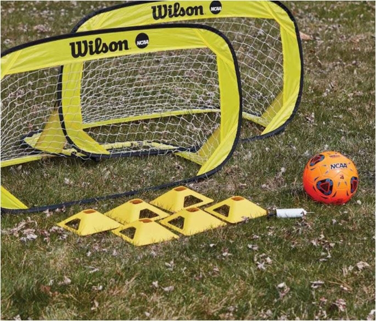 WILSON komplet gol + žoga WTE3007KOT ULTIMATE BACKYARD SOCCER KIT