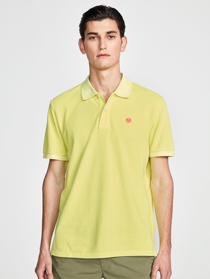 NORTH SAILS m polo majica kr 692272 0554 PIQUÉ yellow fluo