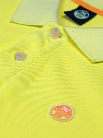 NORTH SAILS m polo majica kr 692272 0554 PIQUÉ yellow fluo