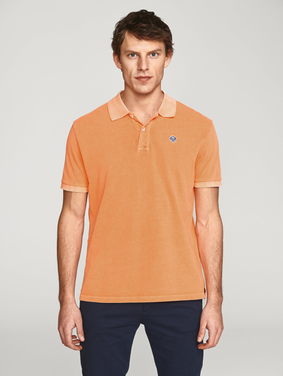 NORTH SAILS m polo majica kr 692272 0555  PIQUÉ orange fluo