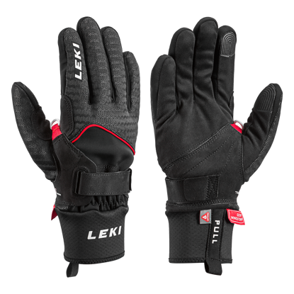 Picture of LEKI odr tekaške rokavice 643912301 NORDIC THERMO SHARK black red