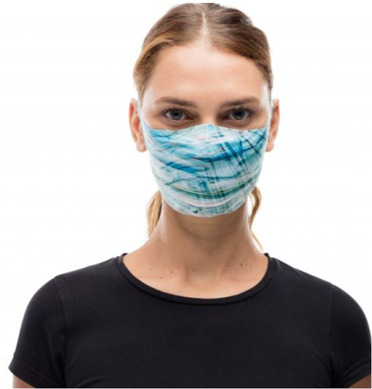 BUFF MASKA  126638.786.10.FILTER MASK  MAKRANA SKY BLUE