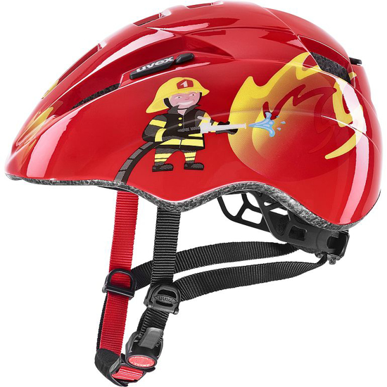 Picture of UVEX otr kolesarska čelada 41430630 KID 2 red fireman