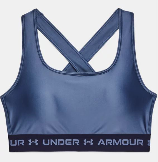 Picture of UNDER ARMOUR ž trening top 1362612-470 CROSSBACK MID MATTE/SHINE