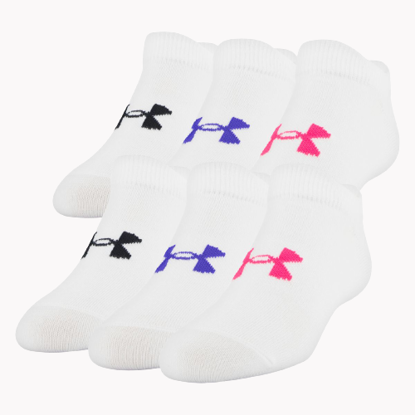 Picture of UNDER ARMOUR  otr nogavice 1332982-100 GIRLS ESSENTIAL NS