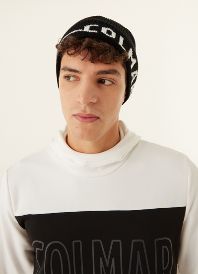 Picture of COLMAR m kapa HAT WITH JACQUARD LOGO black