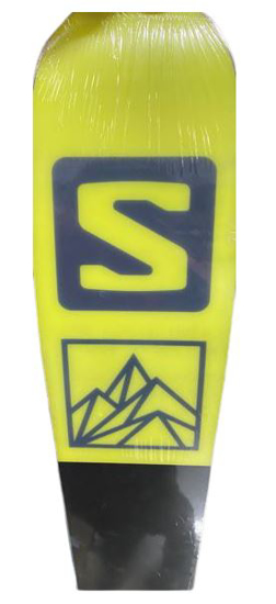 SALOMON turne smuči set L41557500 T QST 92 + SKINS GREY/YELOW