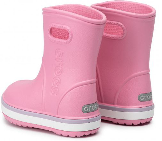 CROCS CROCBAND RAIN BOOT K 205827 Pink Lemonade/Lavender