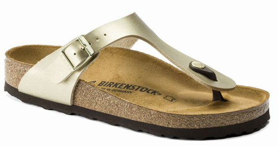 BIRKENSTOCK natikači 1016108 GIZEH - regular - gold