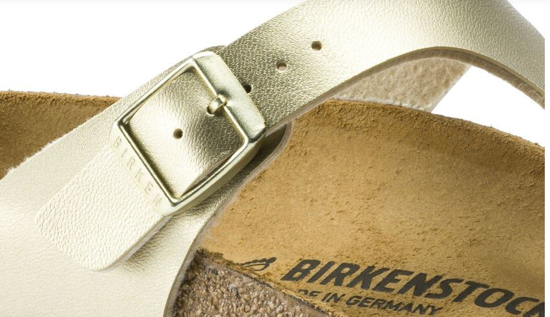 BIRKENSTOCK natikači 1016108 GIZEH - regular - gold