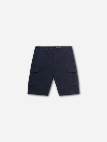 Picture of NORTH SAILS m hlače 672927 0802 POPLIN CARGO SHORTS navy blue