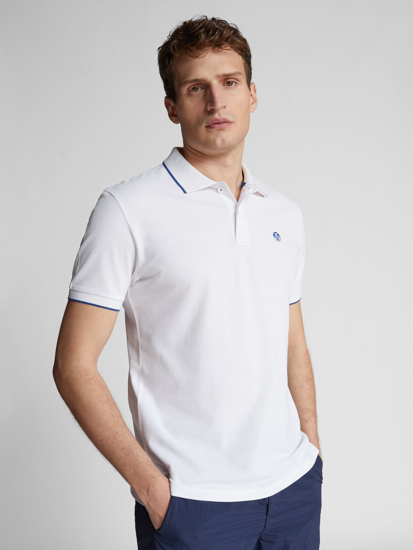 Picture of NORTH SAILS m polo majica 692353 0101 PRINTED POLO SHIRT