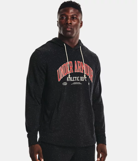 Picture of UNDER ARMOUR m kapucar 1370354-001 RIVAL TERRY ATHLETIC DEPARTMENT HOODIE