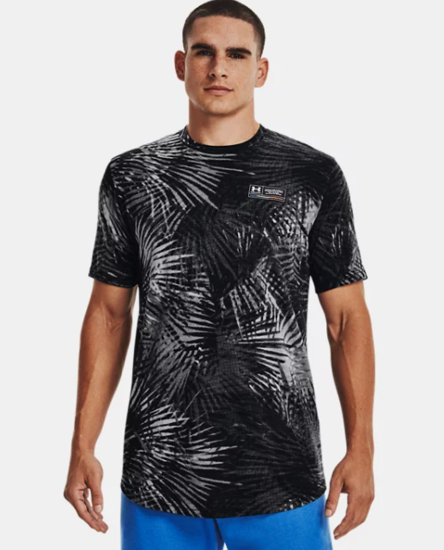 Picture of UNDER ARMOUR m majica 1370517-001 PALM PRINTED SHORT SLEEVE