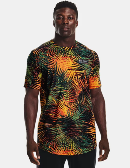 Picture of UNDER ARMOUR m majica 1370517-588 PALM PRINTED SHORT SLEEVE