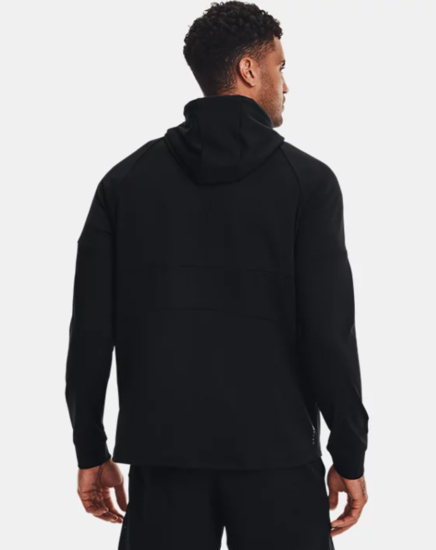Picture of UNDER ARMOUR m kapucar 1370450-001 RUSH WARM-UP HOODIE