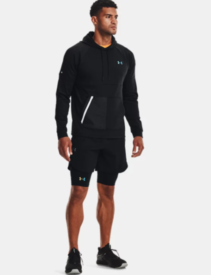 Picture of UNDER ARMOUR m kapucar 1370450-001 RUSH WARM-UP HOODIE