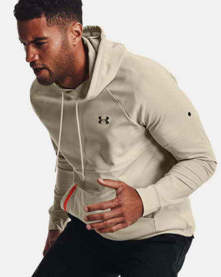 Picture of UNDER ARMOUR m kapucar 1370450-279 RUSH WARM-UP HOODIE