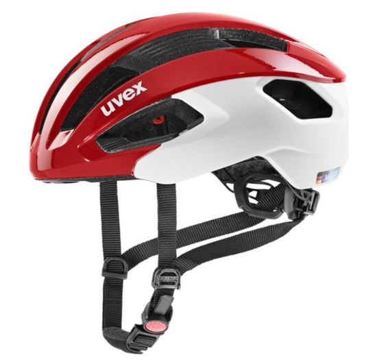 UVEX kolesarska čelada 41009003 RISE CC red- white mat