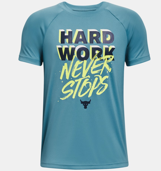 Picture of UNDER ARMOUR otr majica 1370243-416 PROJECT ROCK TECH HARD WORK SHORT SLEEVE