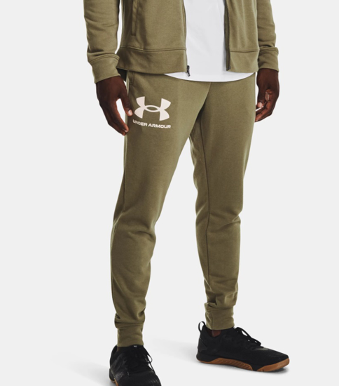 Picture of UNDER ARMOUR m hlače 1361642-361 RIVAL TERRY JOGGERS