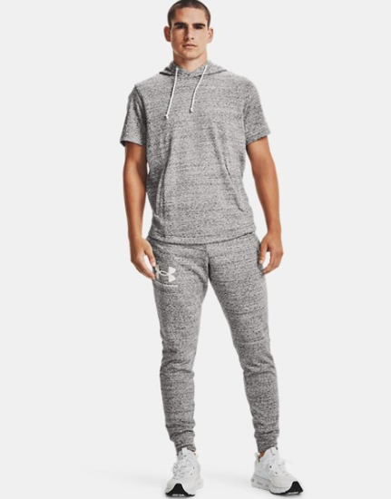 Picture of UNDER ARMOUR m hlače 1361642-112 RIVAL TERRY JOGGERS