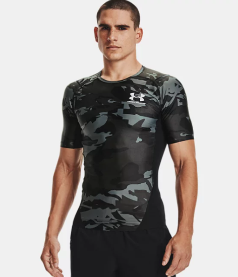 Picture of UNDER ARMOUR m majica 1361514-001 ISO-CHILL COMPRESSION PRINTED SHORT SLEEVE