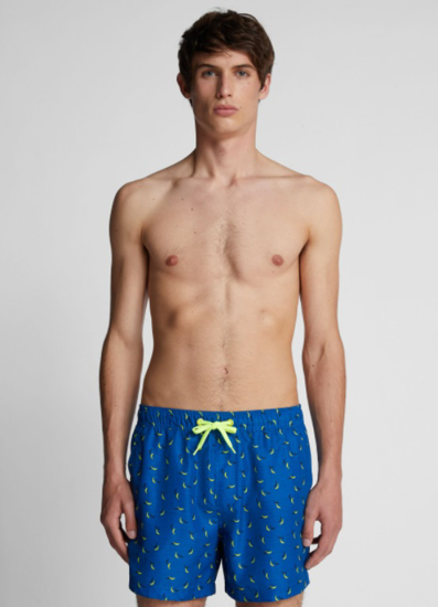 Picture of NORTH SAILS m kopalne hlače 673508 C054 RECYCLED POLYESTER SWIM SHORTS blue yellow