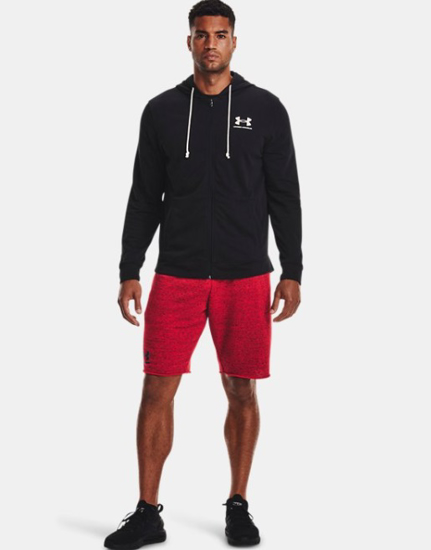 Picture of UNDER ARMOUR  m jopica 1370409-001 RIVAL TERRY FULL-ZIP