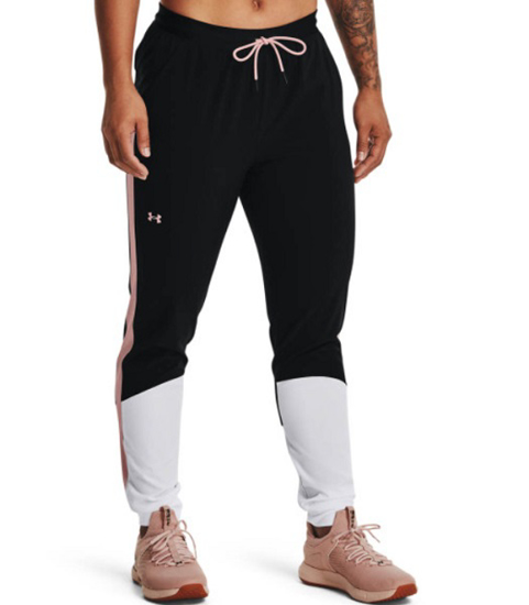 Picture of UNDER ARMOUR ž hlače 1369893-001 SPORT WOVEN COLORBLOCK PANTS