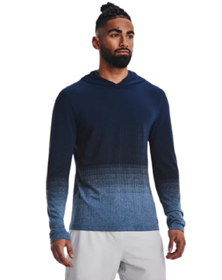 Picture of UNDER ARMOUR m majica 1370447-408 SEAMLESS LUX HOODIE