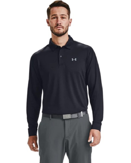 Picture of UNDER ARMOUR m golf majica 1361610-001 PERFORMANCE TEXTURED LONG SLEEVE POLO