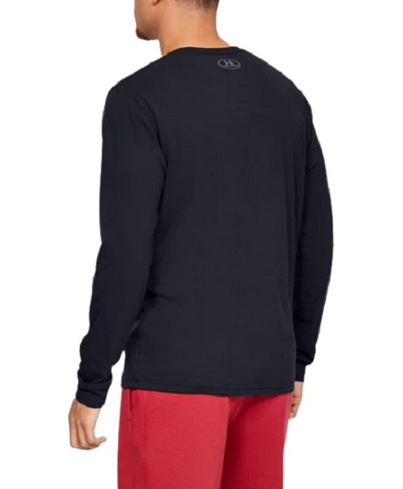 Picture of UNDER ARMOUR m majica 1329585-001 SPORTSTYLE LEFT CHEST LONG SLEEVE