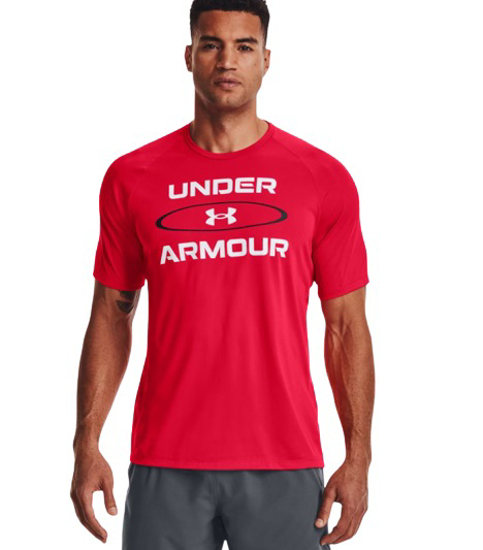 Picture of UNDER ARMOUR m majica 1373426-890 TECH 2.0 WORDMARK GRAPHIC SHORT SLEEVE