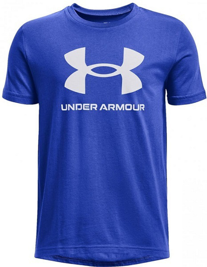 Picture of UNDER ARMOUR otr majica 1363282-486 SPORTSTYLE LOGO SHORT SLEEVE
