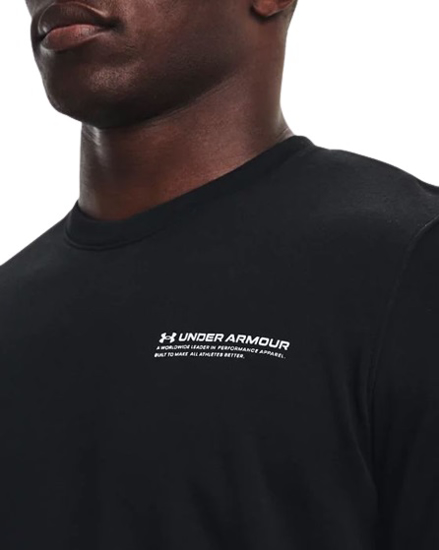 Picture of UNDER ARMOUR m pulover 1373384-001 RIVAL TERRY LOGO CREW