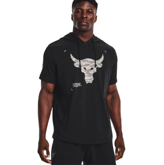 Picture of UNDER ARMOUR m majica 1370465-002 PROJECT ROCK TERRY SHORT SLEEVE HOODIE