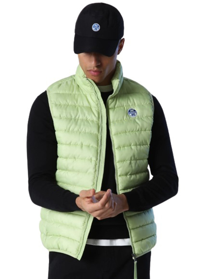 Picture of NORTH SAILS m brezrokavnik 603131 0411 SKYE VEST seaweed green