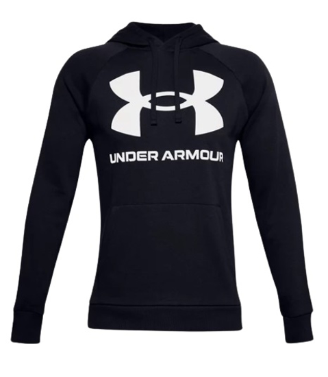 Picture of UNDER ARMOUR m kapucar 1357093-001 RIVAL FLEECE BIG LOGO HOODIE