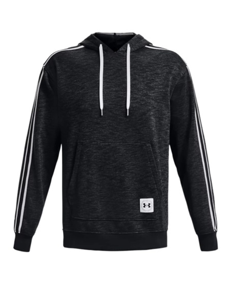 Picture of UNDER ARMOUR m kapucar 1373813-001 ESSENTIAL FLEECE HERITAGE HOODIE