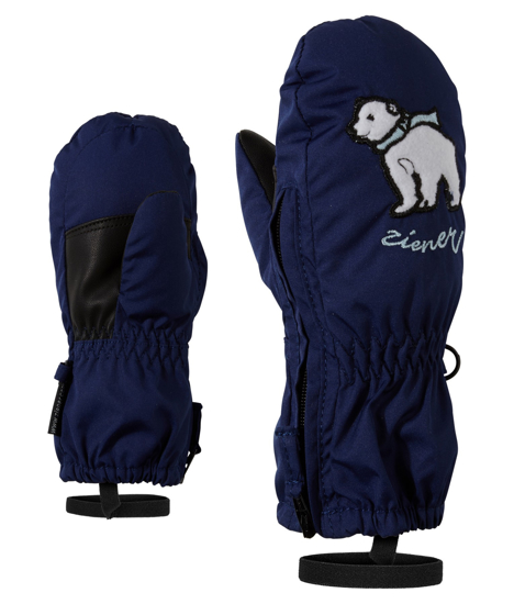 ZIENER baby smučarske rokavice 801952 143 LE ZOO MINIS estate blue