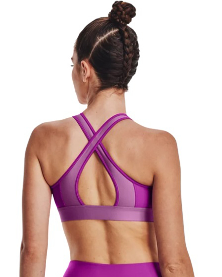 Picture of UNDER ARMOUR ž trening top 1374528-577 MID CROSSBACK HARNESS SPORTS BRA