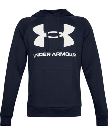 Picture of UNDER ARMOUR m kapucar 1357093-410 RIVAL FLEECE BIG LOGO HOODIE