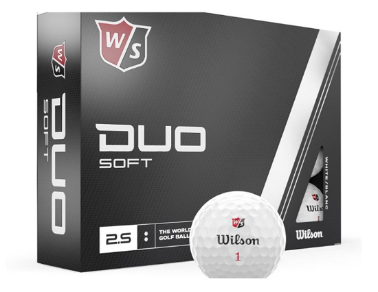 WILSON žogice za golf WG2006114 W/S DUO SOFT white