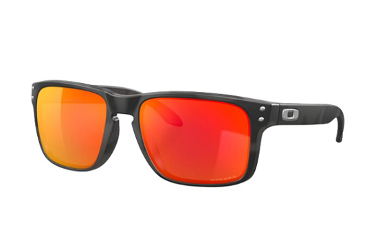 Picture of OAKLEY sončna očala 9102-E955 HOLBROOK Matte Black Camo Prizm Ruby