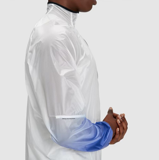 Picture of On m jakna 174.01027 ZERO JACKET undyed-white/cobalt