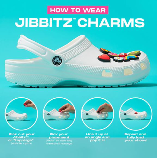 CROCS jibbitz CLOVER